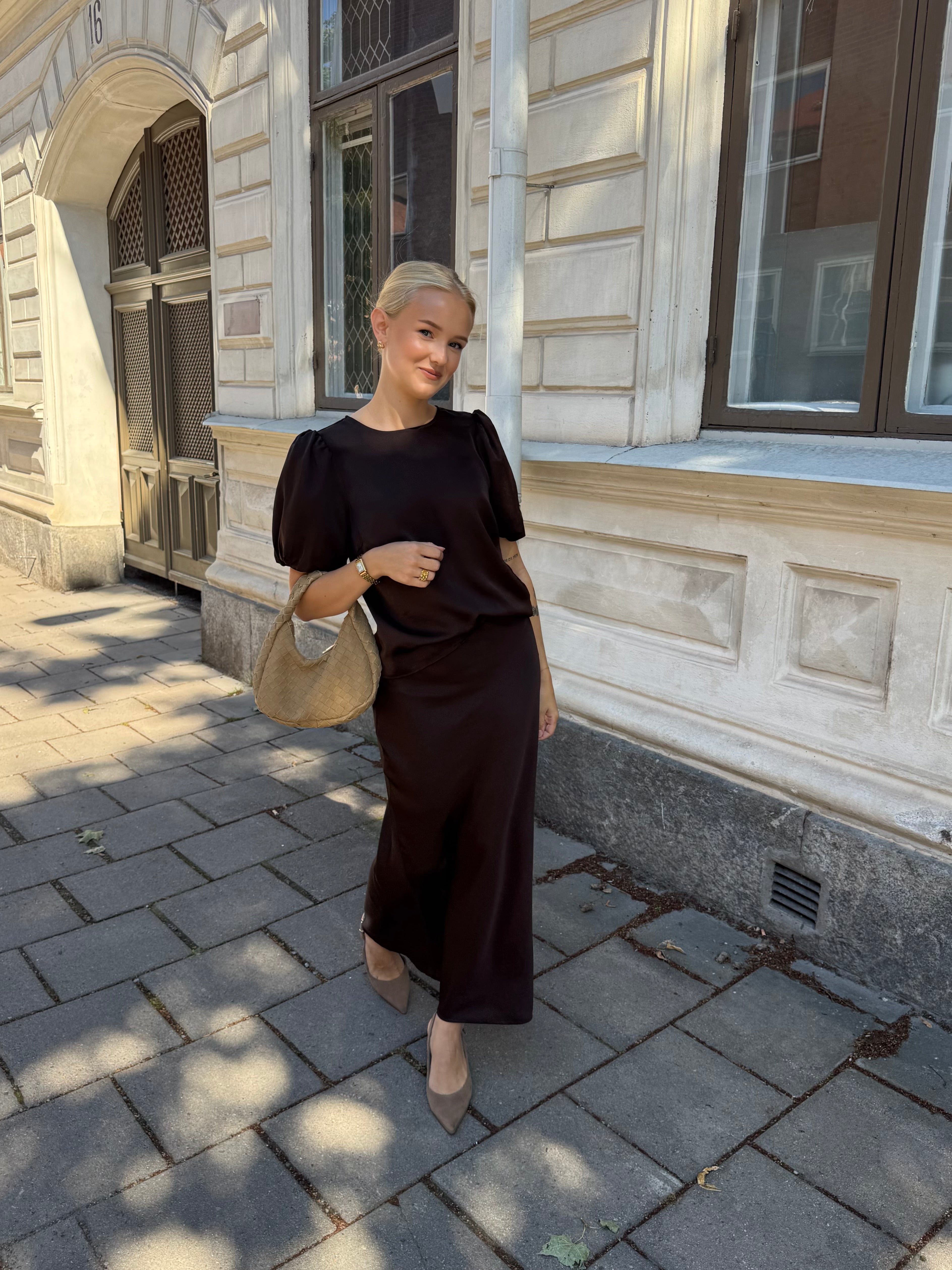 VIELLETTE Skirt - Coffee Bean